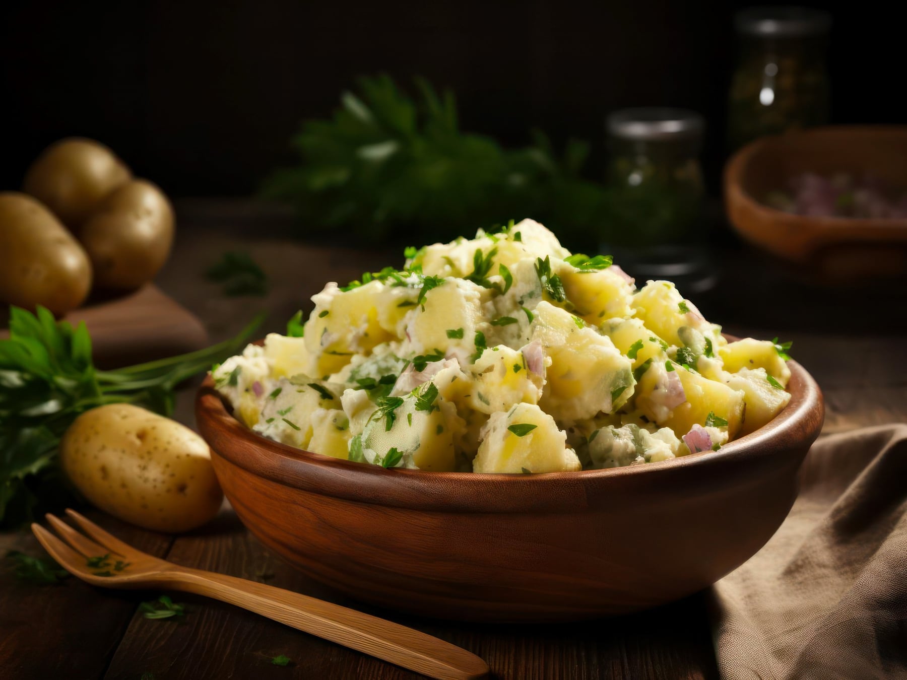 La papa bien hervida es la clave: secretos para una ensalada cremosa que no se desarma
