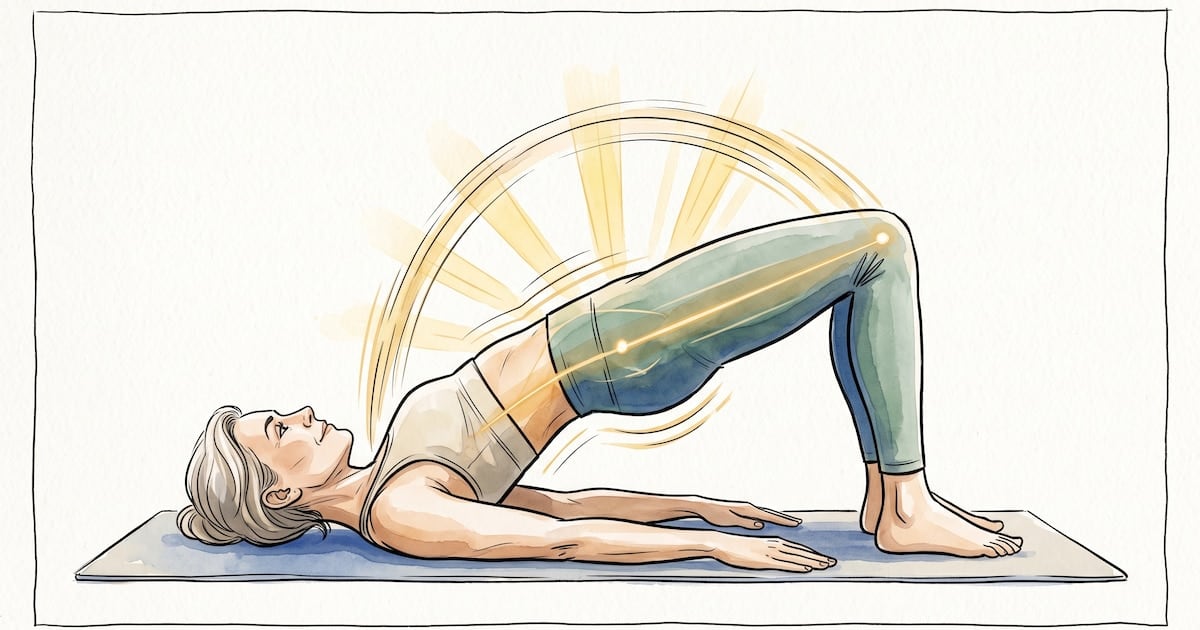 Plancha adaptada y puente: dos aliados para un abdomen fuerte después de los 50