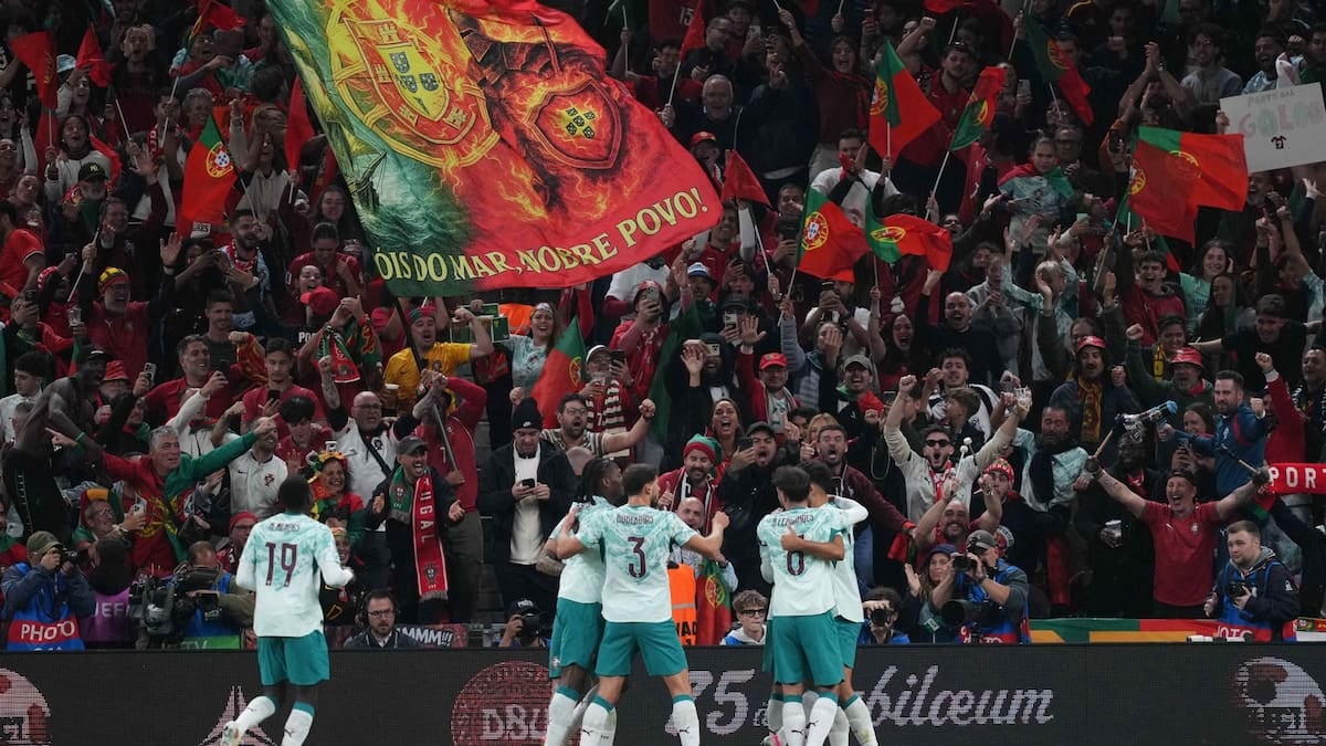Portugal sigue a paso firme en la Nations League: goleó 4-2 a Dinamarca en Copenhague sin Ronaldo
