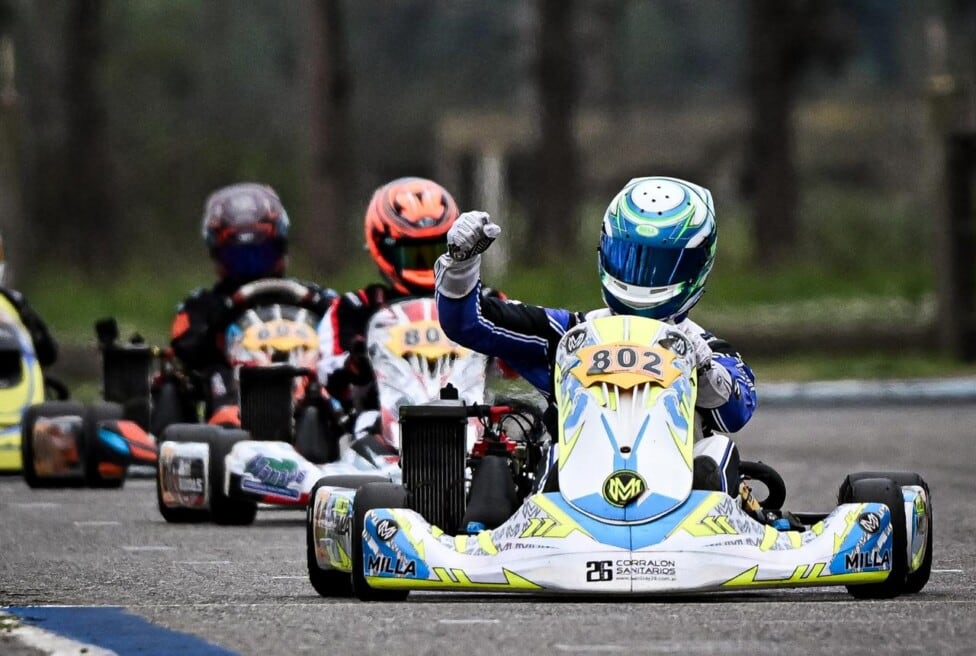 Fausto Schioppa, el pibe de 16 años que se consagró en Sunchales y se ganó un viaje al Mundial de Rotax