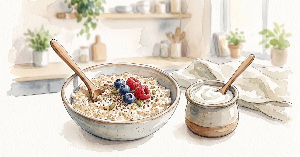Avena y yogur griego: qué aporta cada uno al tránsito intestinal, según especialistas