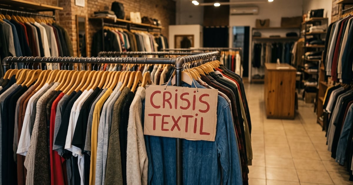 La industria textil acumula un retroceso del 22,6% en producción y más de 28.000 empleos perdidos desde 2023