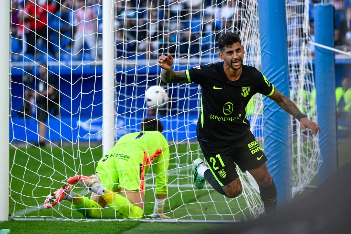 Cuti Romero cabeceó el desahogo del Atlético en el minuto que más duele