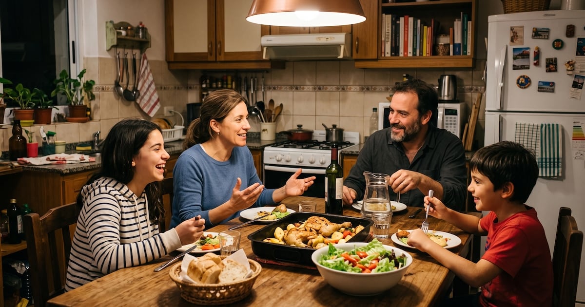 La mesa también enseña: por qué comer en familia cambia lo que los chicos se llevan a la boca