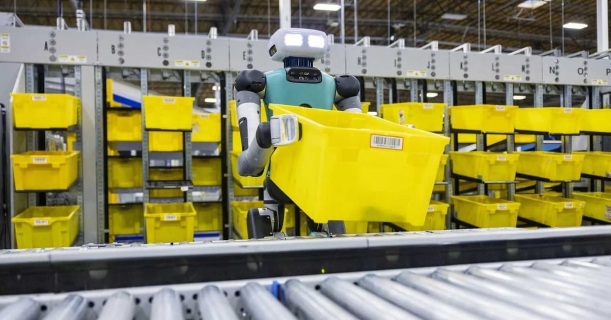 Amazon ya convive con más de un millón de robots y el dato que incomoda: en sus depósitos se accidentan más