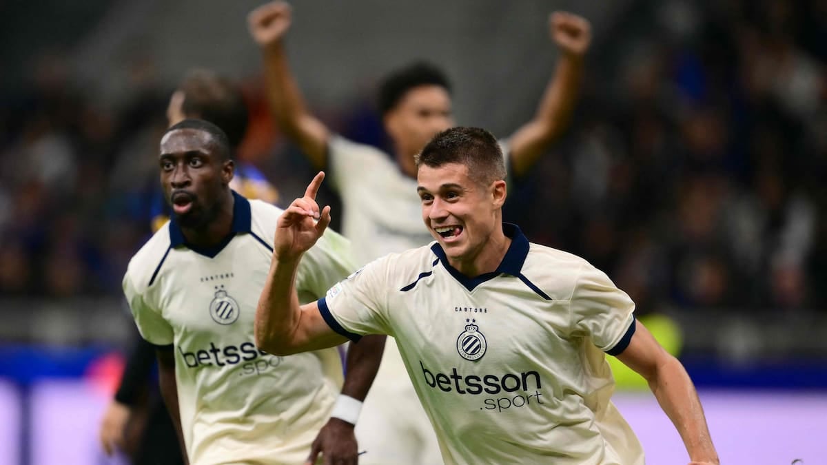 Champions League: el Brujas de Tresoldi goleó al Inter en el Meazza y Atlético le ganó con lo justo al United
