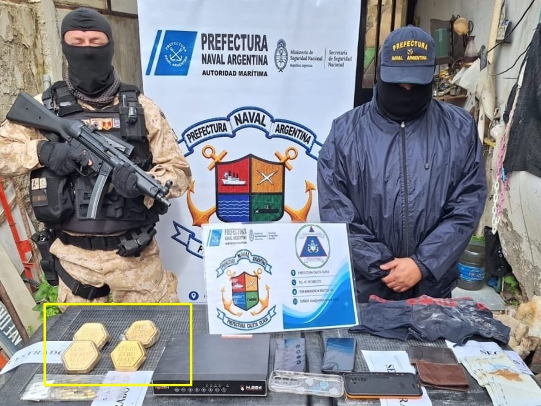 Caleta Olivia: pericias confirman que las piezas secuestradas no eran de oro sino de cerrobend, usado en radioterapia