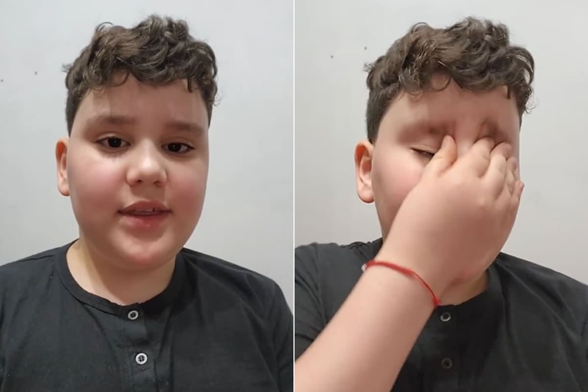 Toto, el nene de MasterChef Junior que se quebró al leer los comentarios en su contra y grabó un pedido de disculpas