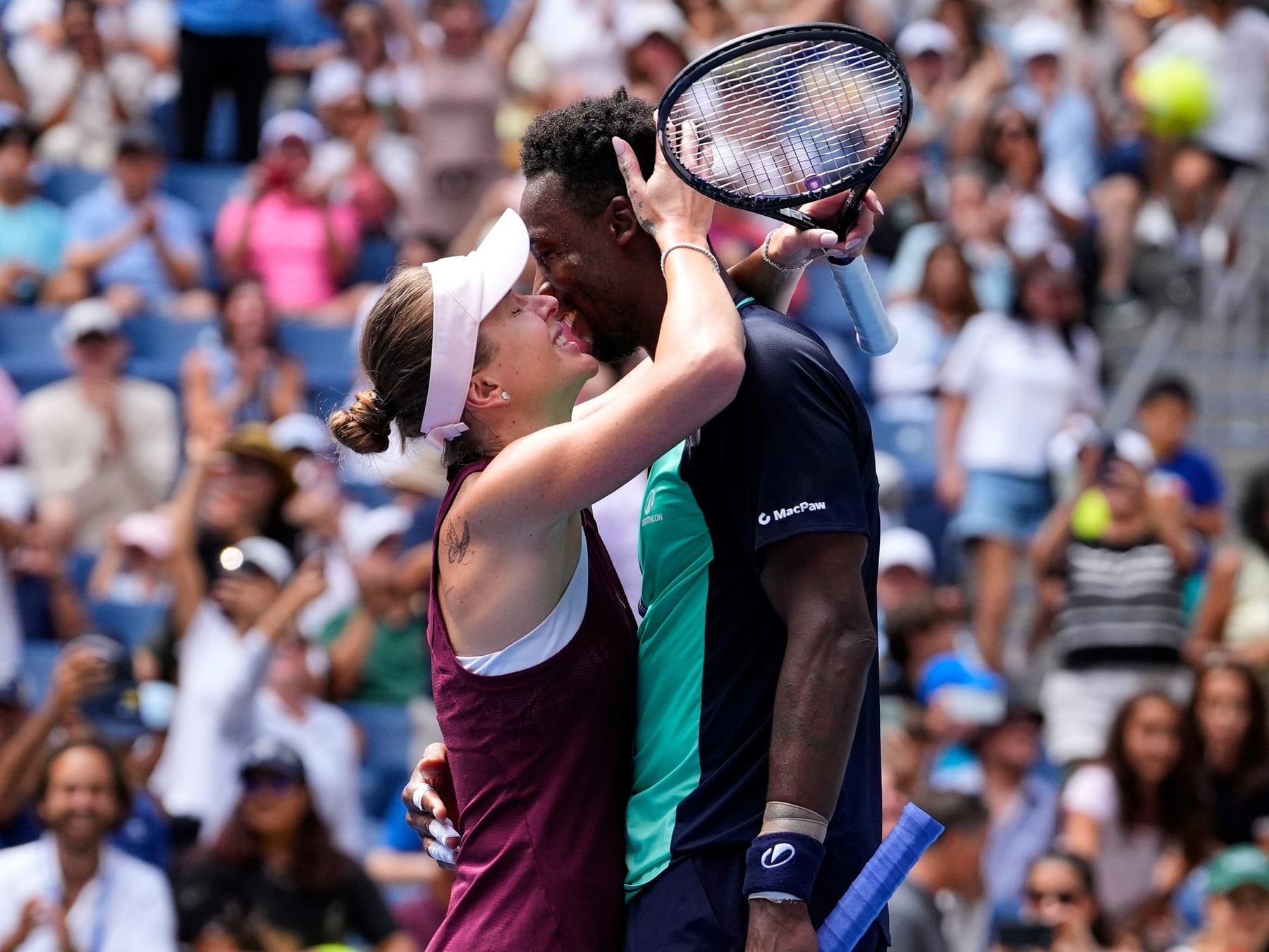 Svitolina y Monfils dijeron basta: nueve años, una hija y una guerra de por medio