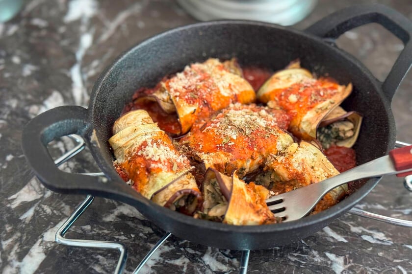 Rollitos de berenjena al horno: la receta liviana que se arma en media hora y no falla