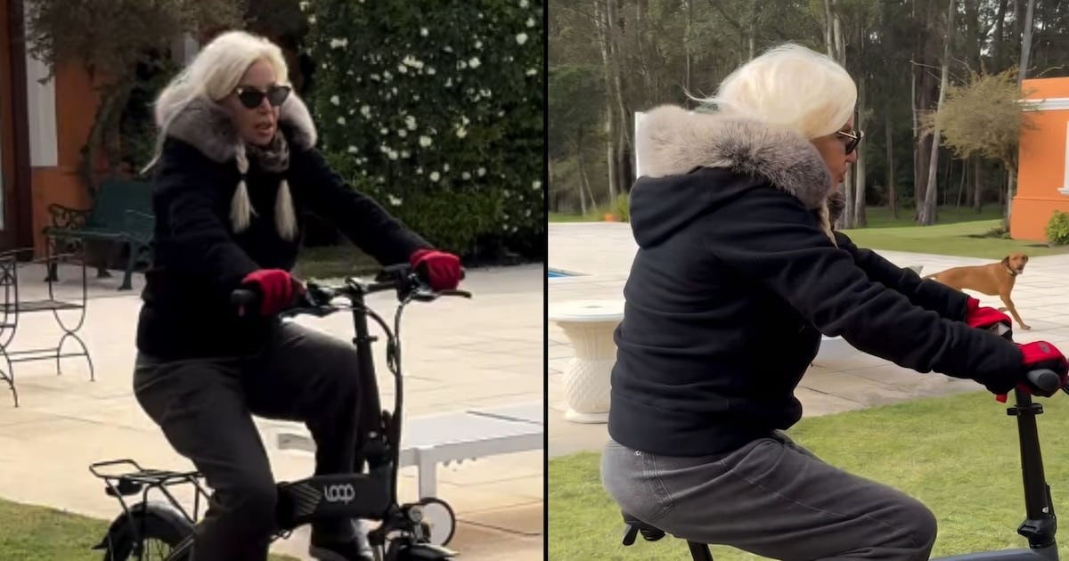 Una bici, dos perros y cero producción: Susana Giménez desde su mansión